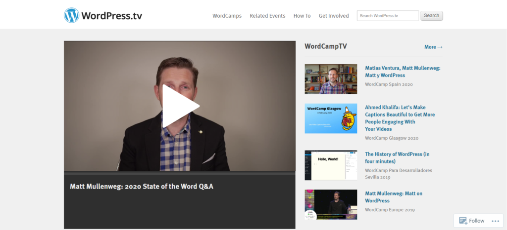 WordPress TV