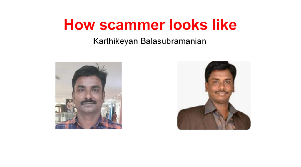 How scammer look like